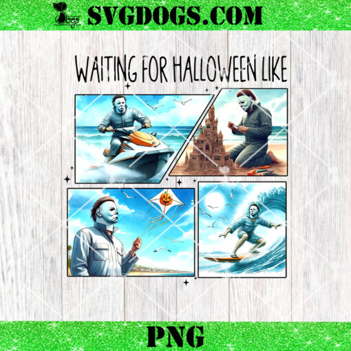 Michael Myers Waiting For Halloween Like PNG, Horror Summer PNG