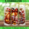 Pumpkin Cincinnati Bengals 20oz Tumbler Wrap PNG, Bengals Halloween Tumbler Wrap PNG