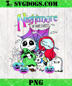 Nightmate On Main Street Halloween PNG, Jack And Sally Friend PNG, Nightmare Halloween Cartoon PNG