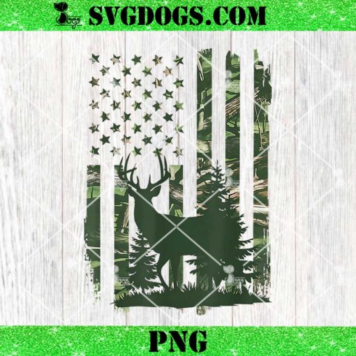 Orange Deer Hunting PNG, Hunters Camo Flag PNG