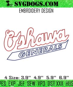 Oshawa Generals Logo Embroidery