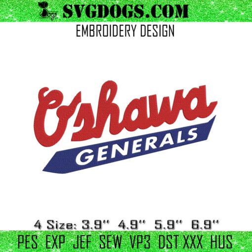 Oshawa Generals Logo Embroidery