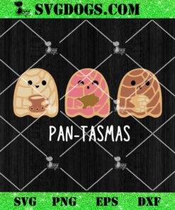 Pantasmas Ghost SVG, Funny Spooky Conchas Mexican Ghost SVG