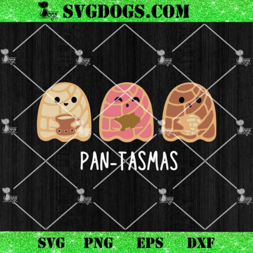 Pantasmas Ghost SVG, Funny Spooky Conchas Mexican Ghost SVG