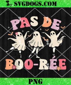 Pas de BOO-rée Ghost Ballet Dancer PNG, Halloween Dance Teacher PNG