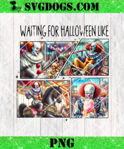 Pennywise Waiting For Halloween PNG, Scary Halloween PNG, Horror Summer PNG