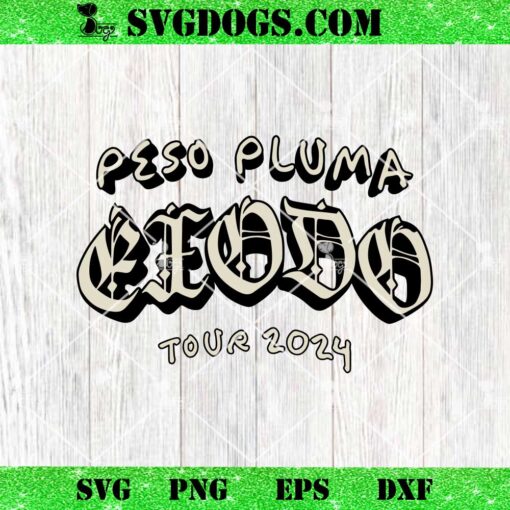 Peso Pluma Exodo Tour 2024 SVG, Doble P Corridos Tumbados SVG, México SVG