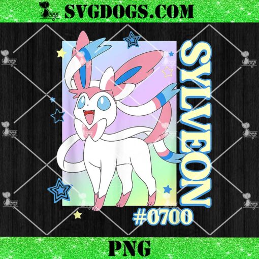 Pokémon Sylveon #0700 PNG, Happy Colorful Portrait PNG