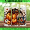 NFL San Francisco 49Ers Pumpkin 20oz Tumbler Wrap PNG, 49Ers Halloween Tumbler Wrap PNG