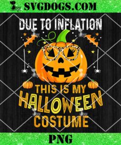 Pumpkin Halloween Costume PNG, Due To Inflation This Is My Halloween Costume PNG, Funny Halloween 2024 PNG