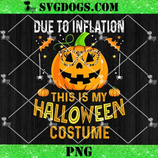 Pumpkin Halloween Costume PNG, Due To Inflation This Is My Halloween Costume PNG, Funny Halloween 2024 PNG