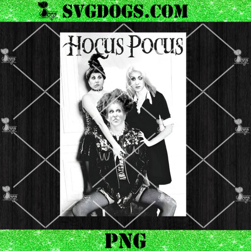 Retro Hocus Pocus PNG, Thug Life Witches Movie PNG, Retro Halloween Character PNG