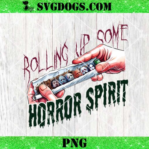 Rolling Up Some Spirit PNG, Spooky Halloween PNG, Halloween PNG