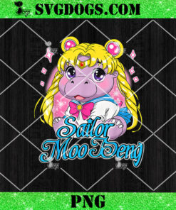 Sailor Moo Deng PNG, Cute Baby Hippo PNG