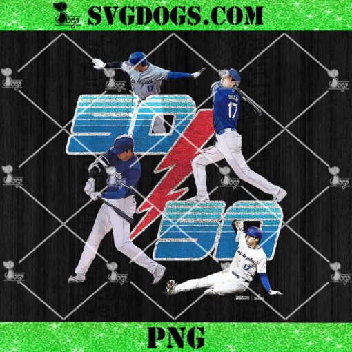 Shohei Ohtani Los Angeles 50 50 Club Lightning MLB Players PNG, Shohei Ohtani PNG