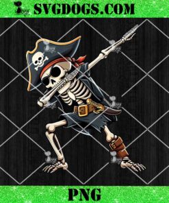 Skeleton Pirate Halloween PNG, Dabbing Pirate PNG