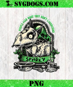 Sparky Frankenweenie PNG, People Fear What They Don’t Understand PNG, Halloween Dog PNG