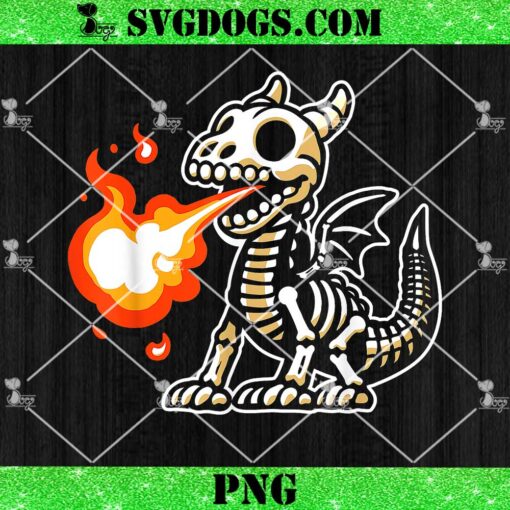 Spooky Dragon Skeleton PNG, Fantasy PNG, Mythical Animal PNG