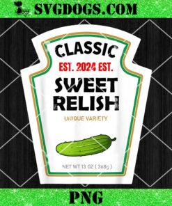 Sweet Relish DIY Halloween Costume Condiment Green Pickle PNG, Pickle Halloween PNG