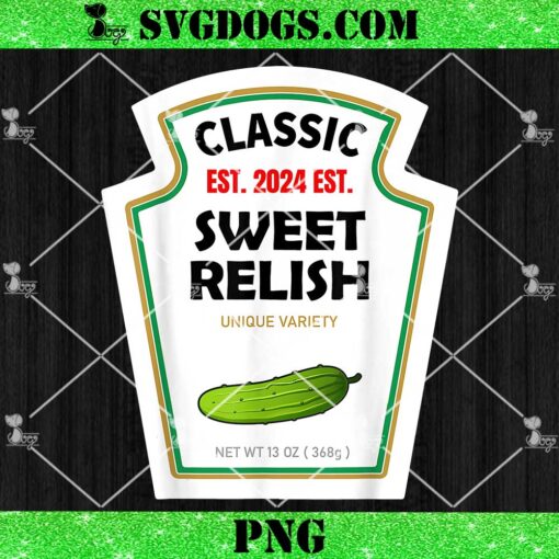 Sweet Relish DIY Halloween Costume Condiment Green Pickle PNG, Pickle Halloween PNG