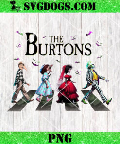 Horror The Burtons Neon PNG, Halloween PNG