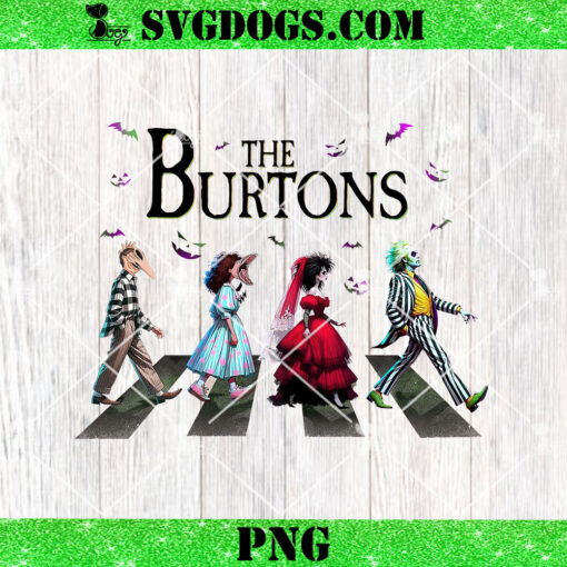 The Burtons Halloween PNG, Horror Halloween PNG