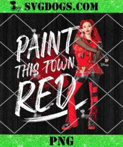 The Rise Of Red Paint This Town PNG, Disney Descendants PNG