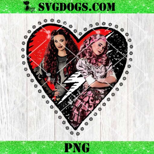 The Rise Of Red Red Bridget Heart PNG, Disney Descendants PNG