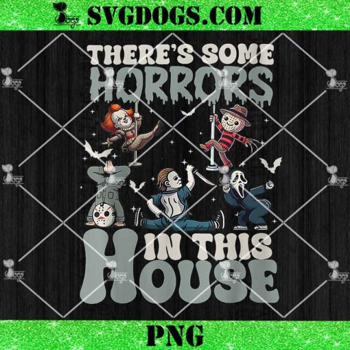 There’s Some Horrors In This House PNG, Funny Horror Characters PNG