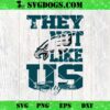 They Not Like US Falcons SVG, Atlanta Falcons NFL SVG PNG