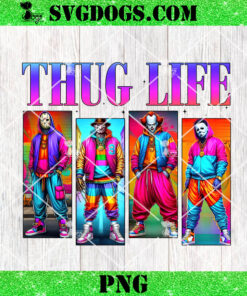 Thug Life Horror Characters Halloween PNG, Horror Killer Thug Life PNG