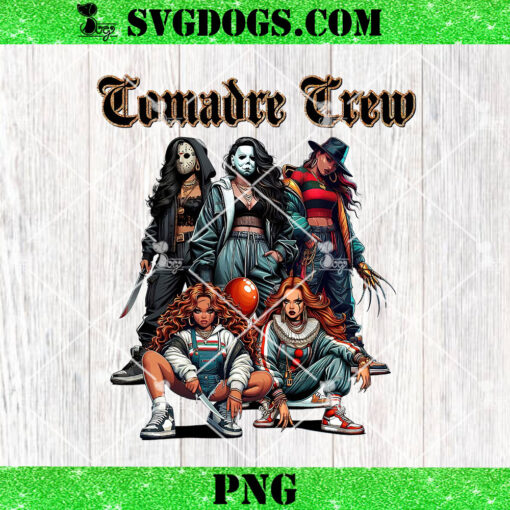 Tomadre Crew Horror PNG, Friends Horror Movie Girls PNG