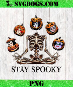 Villains Stay Spooky PNG, Skeleton Halloween PNG