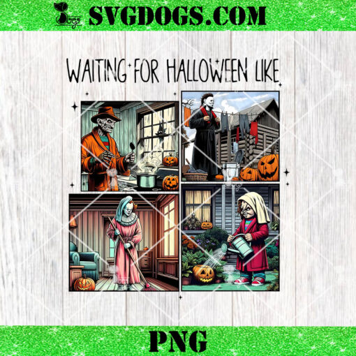 Waiting For Halloween Like PNG, Funny Horror Movies Characters Waiting for Halloween PNG