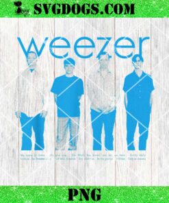 Weezer PNG, Blue Album Anniversary Tracklist PNG