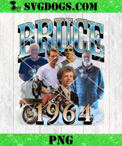 60th Birthday Bruce PNG, Bruce 1964 PNG