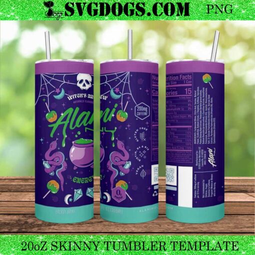 Alani Nu Energy RTD 20oz Tumbler Wrap PNG