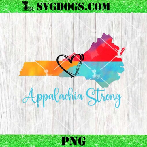 Appalachia Strong NC Mountains PNG, Storm PNG