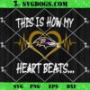 Buffalo Bills This Is How My Heart Beart SVG, NFL Heart Nurse SVG PNG