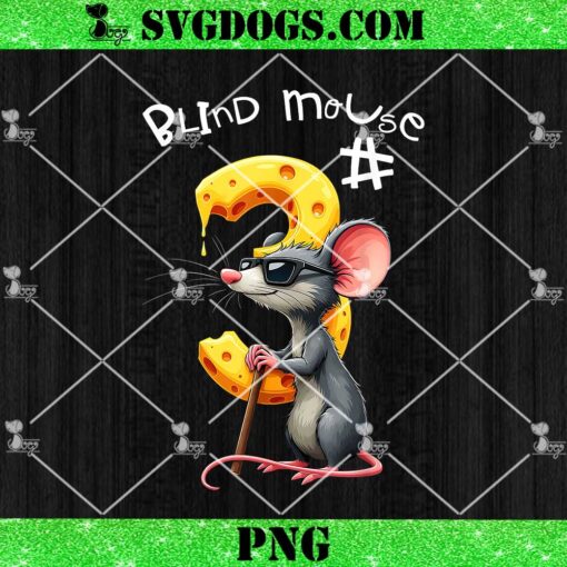 Blind Mouse Birthday 3 PNG, Three Blind Mice Matching Halloween Group Costume Mouse PNG