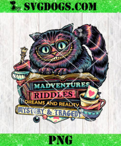 Bookish Cat Madventures Riddles Dreams And Reality Mystery And Traged PNG, Alice In Wonderland PNG