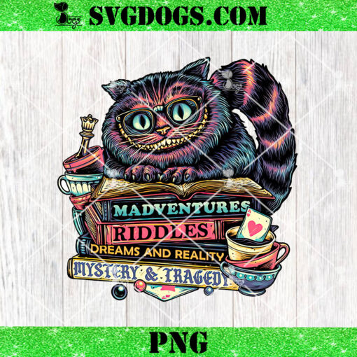 Bookish Cat Madventures Riddles Dreams And Reality Mystery And Traged PNG, Alice In Wonderland PNG