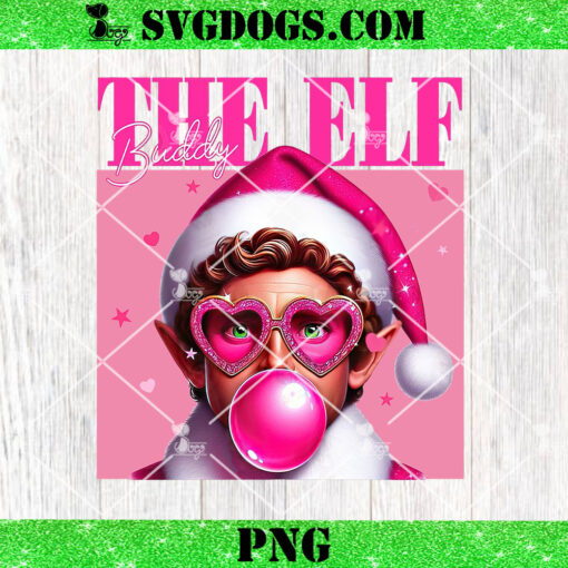 Buddy The Elf PNG, Christmas Pink PNG, Funny Christmas Movie Characters PNG