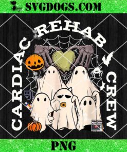 Cardiac Rehab Crew PNG, Rehab Nurse Spooky Halloween PNG