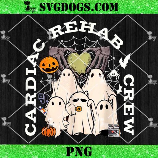 Cardiac Rehab Crew PNG, Rehab Nurse Spooky Halloween PNG