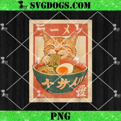 Cat Ramen Japanese PNG, Kawaii Anime PNG