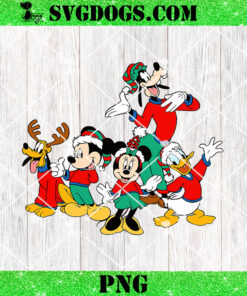 Christmas Mouse And Friends PNG, Disney Magic Kingdom Xmas PNG