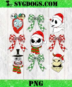 Christmas Nightmare Bow PNG, Jack And Sally PNG, Christmas Movie PNG