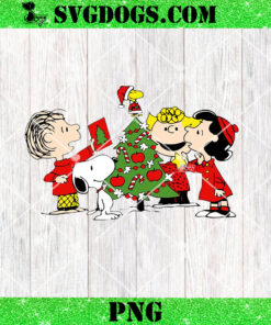 Christmas Peanuts Friends PNG, Customize Snoopy Christmas PNG, Charlie Brown Christmas PNG