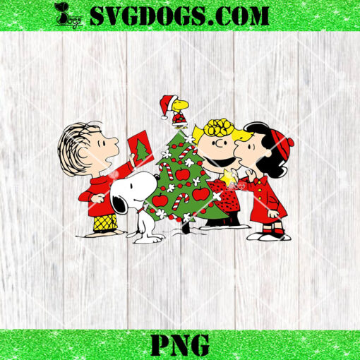 Christmas Peanuts Friends PNG, Customize Snoopy Christmas PNG, Charlie Brown Christmas PNG